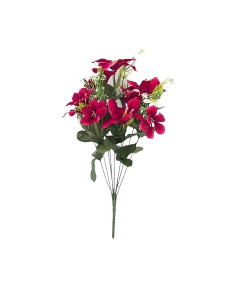 RAMO LILIES-ORQUIDEA X 9-50CM (ROJO)