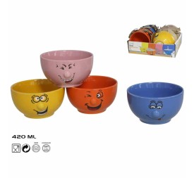 BOWL CERÁMICA COMICAL FACES 12,5CM 4 SU