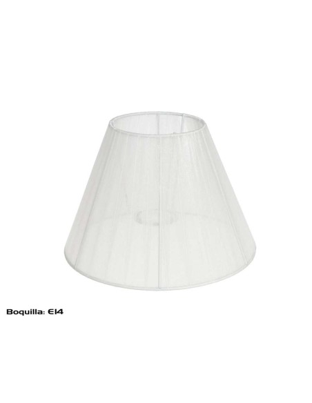 PANTALLA SEVILLA 20CM BLANCA