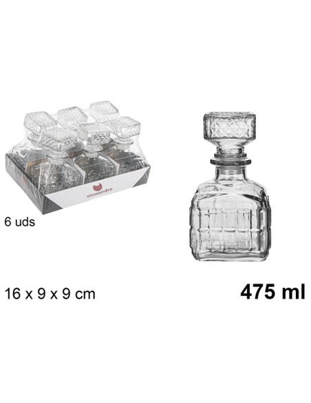 BOTELLA CRISTAL LICOR DUERO 475ml