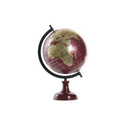 GLOBO TERRAQUEO MANGO PVC 23X20X33 GRANATE