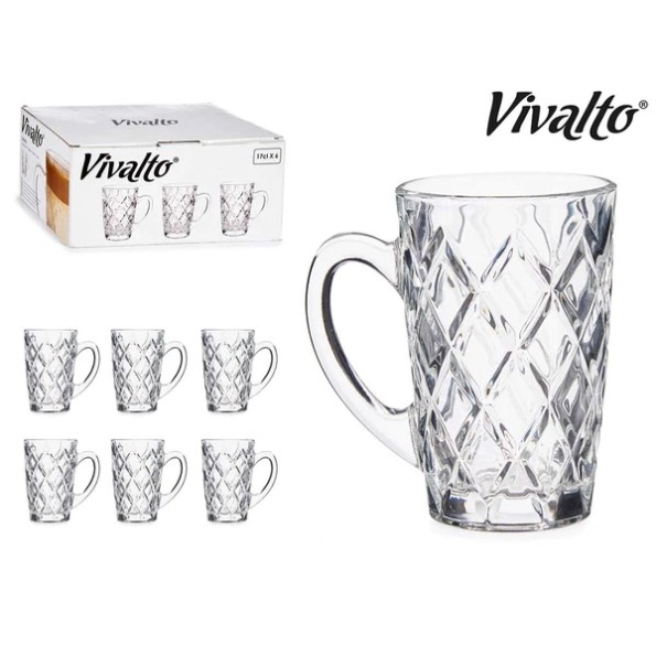 TAZA DIAMANTE CRISTAL 170ML (1Unid)