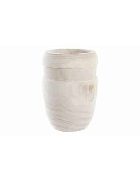 MACETERO PAULOWNIA 15X15X20 NATURAL MARRON