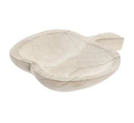 CENTRO MESA PAULOWNIA 28X25X5 NATURAL MARRON