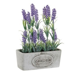 FLOR PE HIERRO 19X9X28 LAVANDA