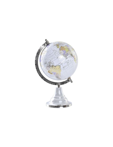 GLOBO TERRAQUEO ALUMINIO PVC 17X15X28 GRIS