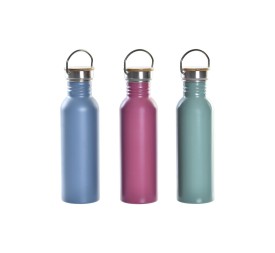 BOTELLA INOX BAMBU 7X7X25 800ML 3 SURT.