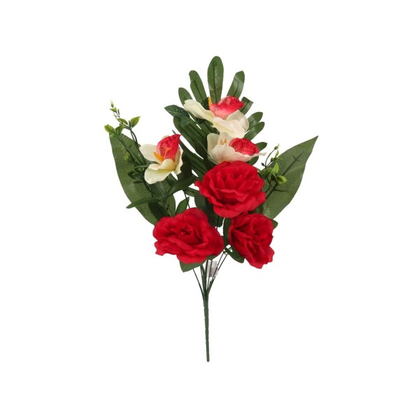 CONJUNTO ROSAS-ORQUIDEA X 9-51 CM (ROJO)