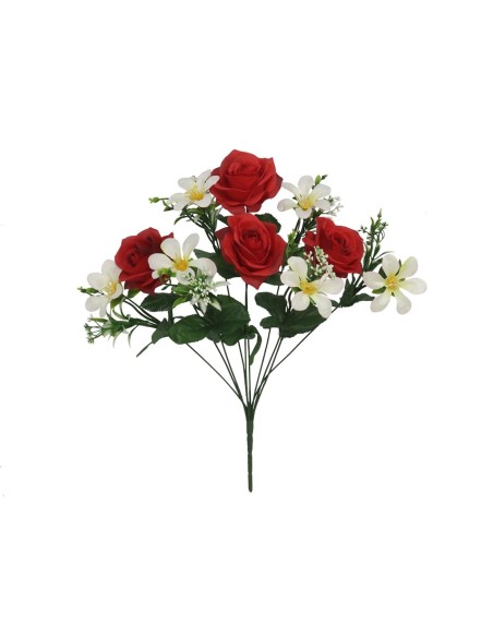 RAMO ROSAS LILIES X 10-45CM (RO