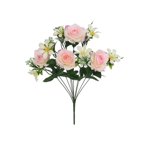 RAMO ROSAS LILIES X 10-45CM (ROSA)