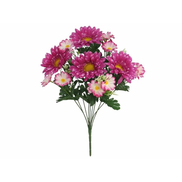 RAMO GERBERAS-DAISY X 9-43CM (FUCSIA)