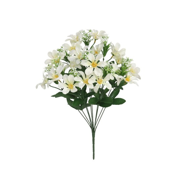 RAMO LILIES X 10 44CM (BLANCO)