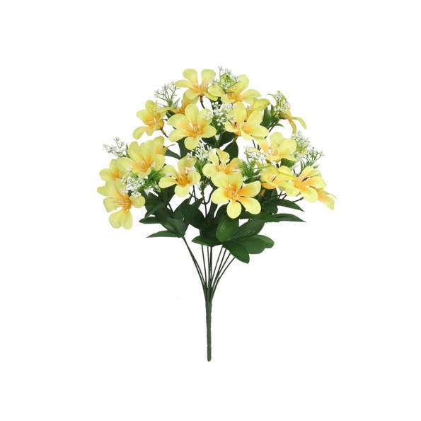 RAMO LILIES X 10  44CM (AMARILLO)