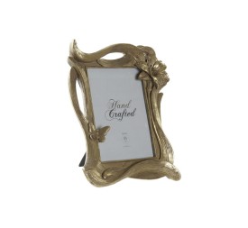 MARCO FOTO 13X18 RESINA 21,3X3,5X25,6 FLOR DORADO