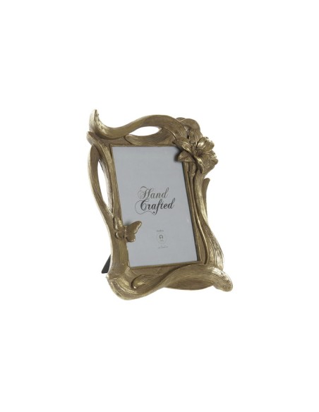 MARCO FOTO 13X18 RESINA 21,3X3,5X25,6 FLOR DORADO