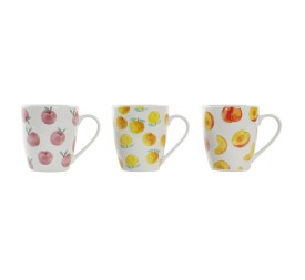 MUG PORCELANA 12X8,5X10 420ML FRUTAS 3 SURT.