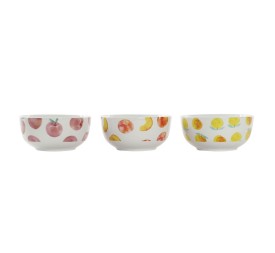 BOL PORCELANA 13,5X13,5X6,5 FRUTAS 3 SURTIDO