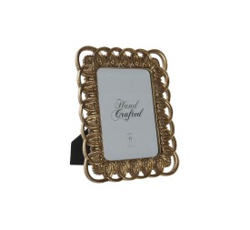 MARCO FOTO 13X18 RESINA CRISTAL 20X1,8X24,8 DORADO