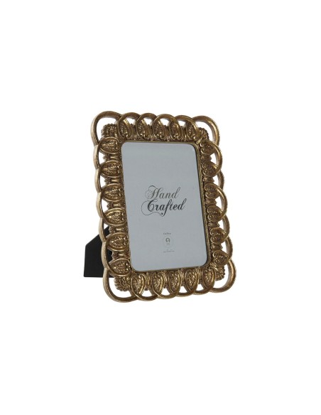 MARCO FOTO 13X18 RESINA CRISTAL 20X1,8X24,8 DORADO