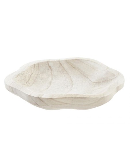 CENTRO MESA PAULOWNIA 25X25X4 NATURAL MARRON