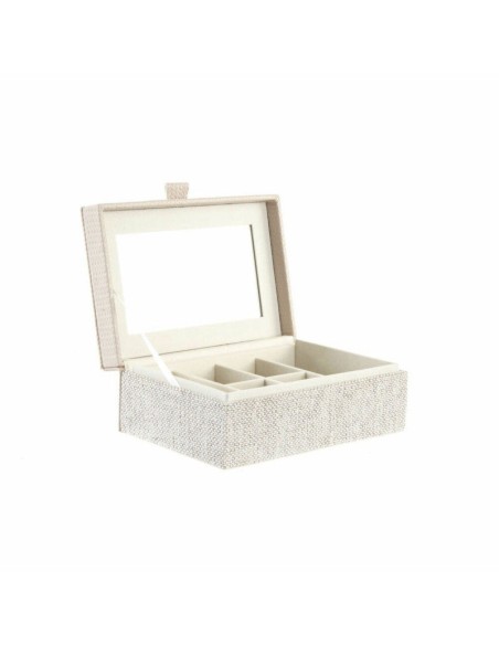 JOYERO LINO 18X12,5X7,5 BEIGE