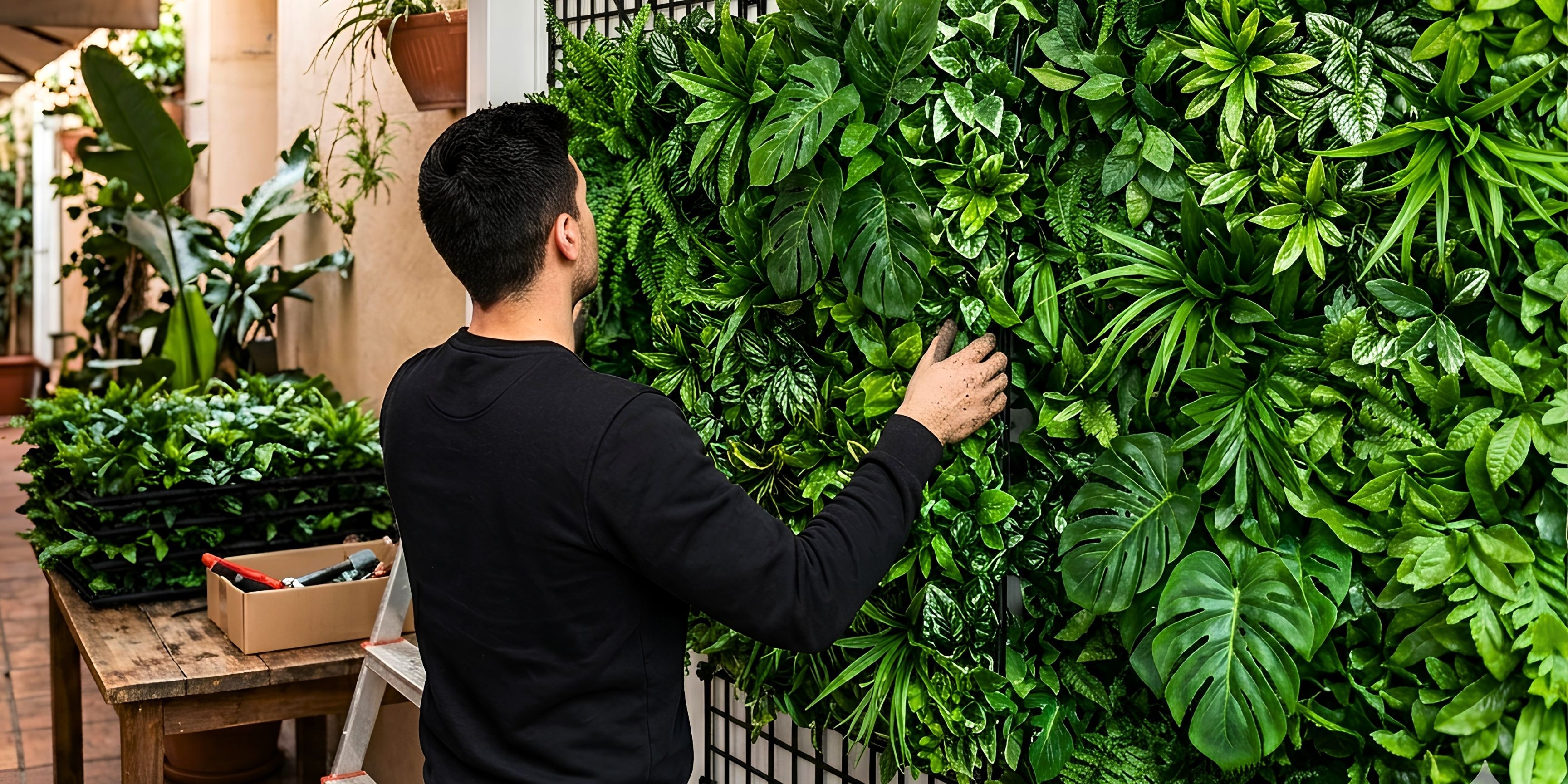 Cómo instalar un jardín vertical en tu restaurante o negocio: guía completa paso a paso